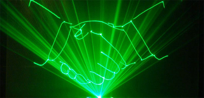 Outdoor laser lights